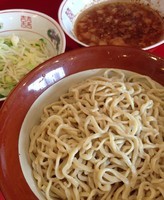 「大ラーメン（780円）+つけ麺（100円）+麺マシ100円」@ラーメン英二の写真