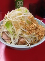 「小ラーメン690円＋汁なし100円」@ラーメン二郎 中山駅前店の写真