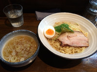 「鶏煮干しつけ麺  塩  800円」@とんこつ屋 秀虎の写真