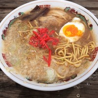 「ゴルジらー麺￥730円(替え玉＋100円)」@らーめんゴルジの写真