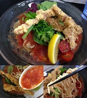 「【期間限定1日15食】　冷やしトマト麺Ⅱ 850円」@自家製麺SHINの写真