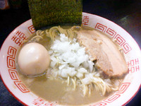 「限定濃厚tadanomega宗男【800円】＋味玉」@中華ソバ 伊吹の写真