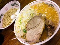 「小みそつけ（うずら）」@ラーメン二郎 新小金井街道店の写真