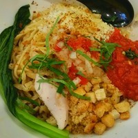 「冷やし海老まぜ  ８５０円（１日１０食限定）」@海老・特濃煮干そば まるはの写真