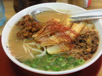 「肉味噌炙りチャーシュー麺」@ラーメン 横綱 松戸店の写真