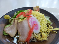 「冷やし中華＋半チャーハン」@幸楽苑 ジョイフル本田千葉ニュータウン店の写真