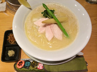 「鶏白湯SOBA（並）」@銀座 篝の写真