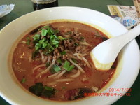 「担々麺中辛880円+税（500円）」@百香亭 野田店の写真