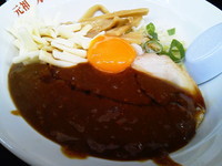 「汁なしカレーソバ(中盛無料）」@元祖カレータンタン麺 征虎 総本店の写真
