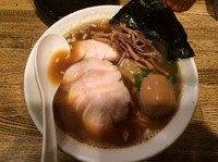 「特製烏賊干し鶏白湯醤油【980円】」@新橋 纏の写真