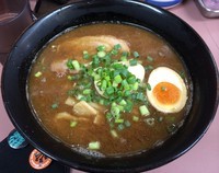 「魚介そば＋味付玉子（期間限定￥550＋￥100）」@らーめん康家の写真