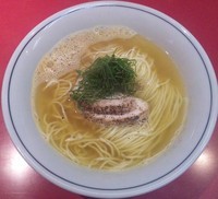 「【限定】 鯵の煮干の塩ラーメン:600円」@煮干亭の写真
