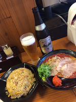 「激辛とんこつ」@ラーメン しのはらの写真