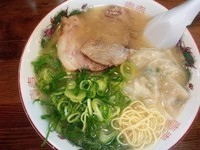 「ワンタンメン」@長浜ラーメン はじめの写真