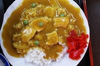 「ミニカレー　350円」@神山製麺所の写真