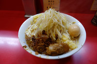 「小ラーメン＋味玉＋ショウガ＋ほぐし豚」@麺屋 桐龍の写真