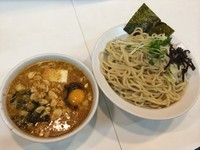 「ねりゴマつけ麺＋生卵」@龍神の写真