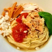 「【限定】鮭とマと男と女＋トリュフソース付き ９００円」@麺や 蒼 AOIの写真