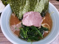 「のり増しらーめん＋ライス　700＋0円」@横浜家系ラーメン武蔵家 松戸店の写真