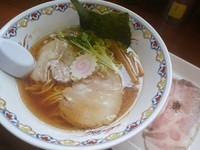 「ら～めん　670円　＋レアチャーシュー100円」@中華そば 仙人掌の写真