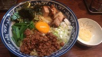 「まぜそば大盛り   800円」@中華そば 旋の写真