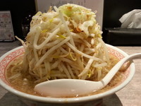 「角ふじラーメン(中盛・250g・野菜増し)750円→600円」@麺処 湊生の写真