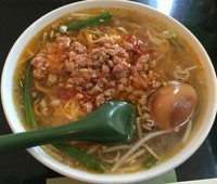「辛い台湾ラーメン（￥850）」@台湾家庭料理 めめの写真