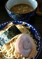 「メガ豚煮干しつけ麺750円」@らーめん 福たけ 桜木本店の写真