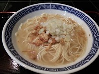 「【限定】ハモン・セラーノのかけ600円+冷酒」@やましょう中華蕎麦の写真