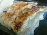 「焼餃子280円」@らーめん ちゃあみい 天童店の写真