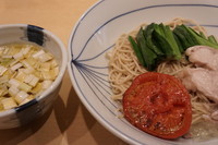 「鶏塩つけそば（昼夜３０食限定）」@饗 くろ㐂の写真