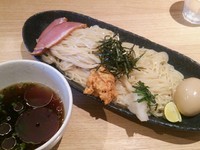 「稲庭冷やしつけそば　三種の薬味780円」@麺屋宗 -sou- 中目黒店の写真