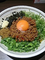 「台湾まぜそば(並盛・ニンニクあり)」@麺屋はなび 新宿店の写真