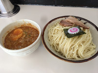 「冷やし味噌つけ麺  クーポンで550円」@らーめん つけめん 満帆 赤堀店の写真