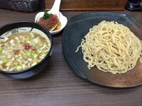 「つけそば➕カレー玉」@頓知房の写真