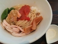 「【限定】鮭とマと男と女（トリュフソース付）（140727）」@麺や 蒼 AOIの写真