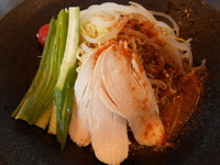 「【冷】　し～っ鶏冷やし中華　ハルピン風味」@ハルピンラーメン 塩尻広丘駅前店の写真