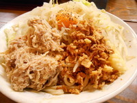 「汁なし　中盛」@麺とび 六方 松本信大前店の写真