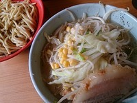 「なみのりつけめん ニンニク少し」@ラーメン二郎 八王子野猿街道店2の写真