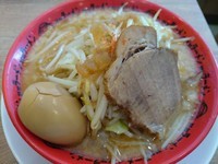 「味噌玉野郎 ￥800」@野郎ラーメン 鶴瀬東口店の写真