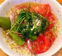 「【限定】イタリアン風フルルの冷やしそSOBA 850円」@麺屋 Hulu-luの写真