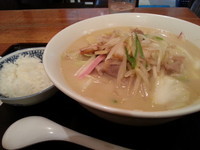 「長崎ちゃんぽん＋小ライス７８０円」@三芳八の写真