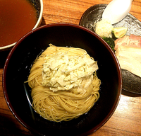 「【3周年限定】豚＆貝出汁の淡麗つけ麺(850円)」@ラーメン燈郎の写真