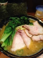 「中盛チャーシューメン ➕ ちんげん菜」@末廣家の写真