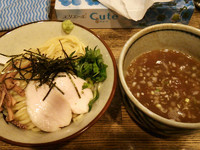 「端麗烏賊煮干し塩つけ麺￥７８０」@新橋 纏の写真