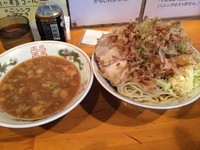 「小ラーメン つけ麺 夜」@豚星。の写真