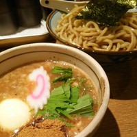 「鰹つけ麺＋味玉」@麺屋ジャイアンの写真