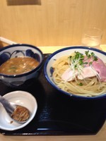 「鶏と魚介のつけ麺 特盛」@つけ麺 たけもとの写真