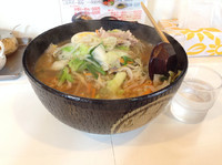 「味噌たんめん（大盛り）850円＋100円」@らーめんはうすの写真