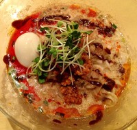 「【冷やし坦々鶏そば】900円味玉100円」@饗 くろ㐂の写真